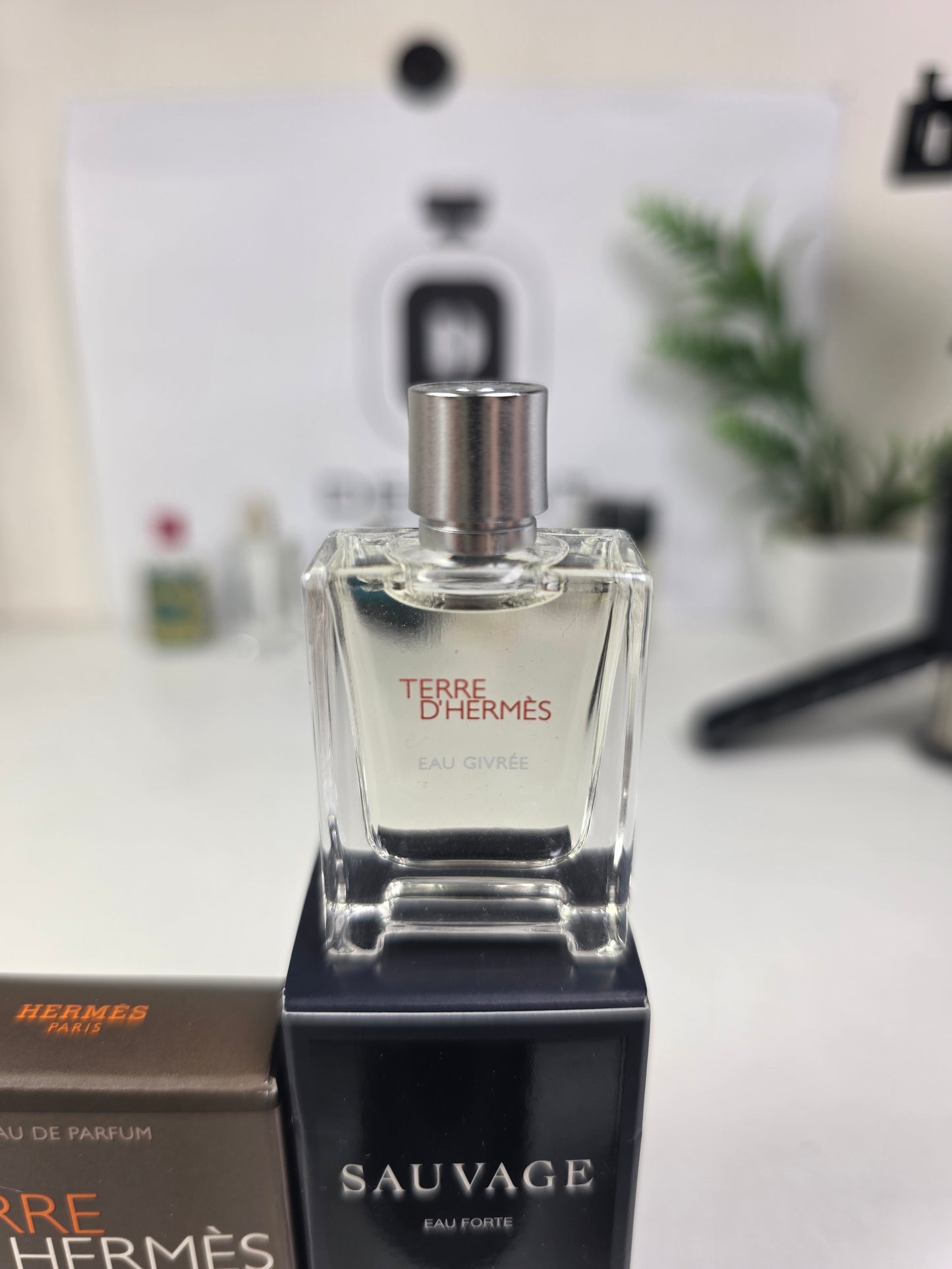.Pack Promo 4 Miniatures Sauvage + Calvin Klein + Hermes + Spicebomb
