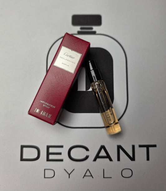 Echantillon Cartier Declaration Le Parfum 2ml