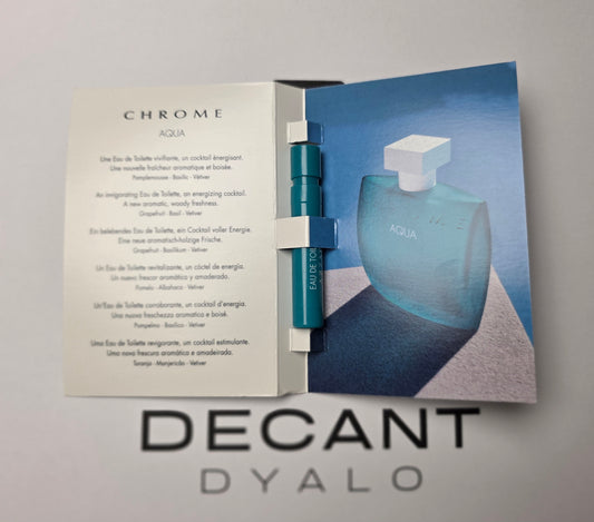 Echantillon Chrome Aqua Homme