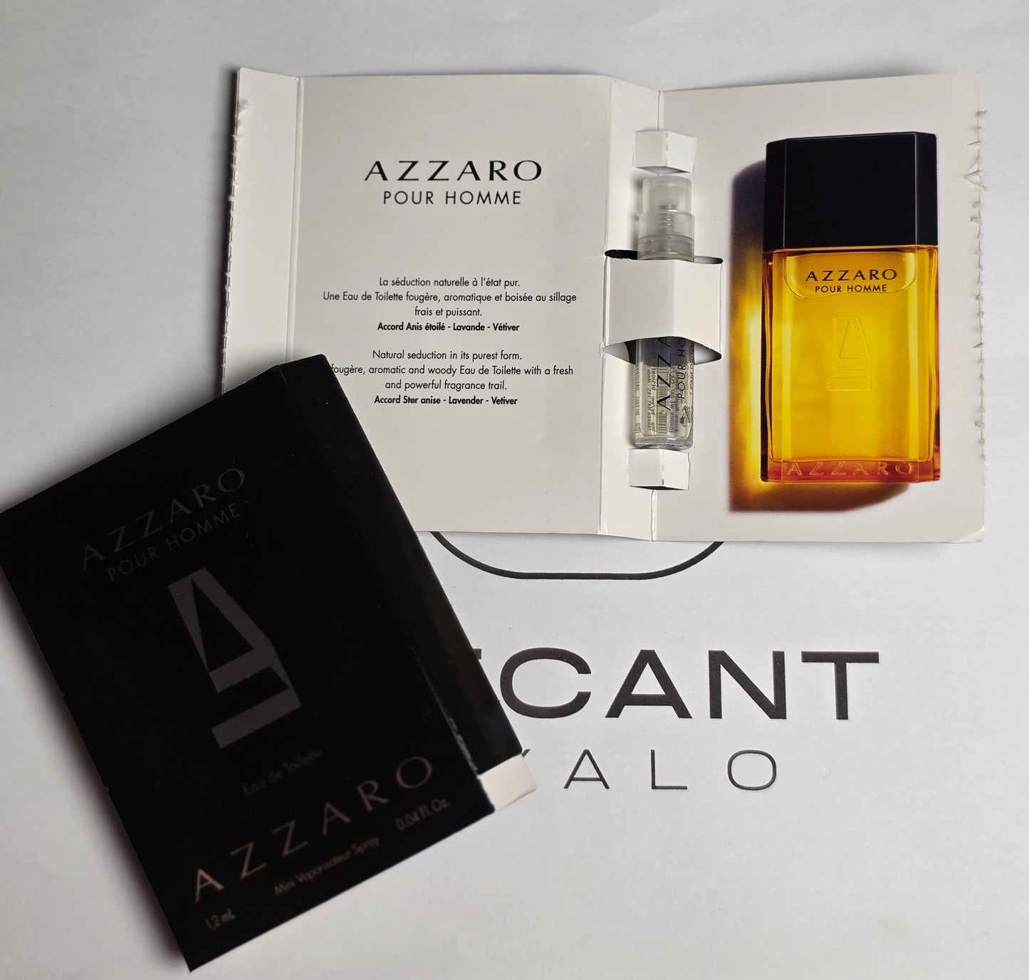 Echantillon  Azzaro Pour Homme 1.2ml