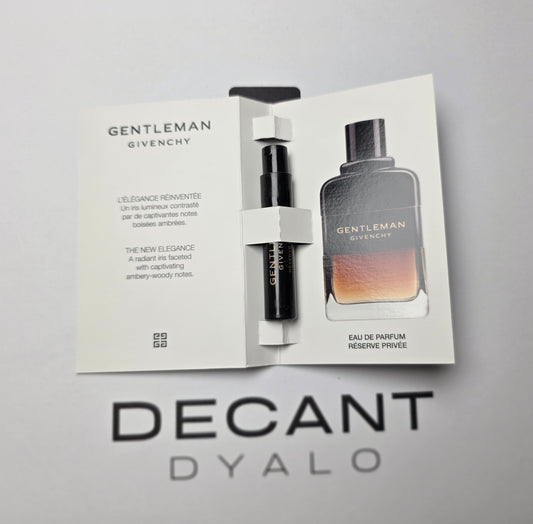 Echantillon Givenchy Gentleman reserve prive